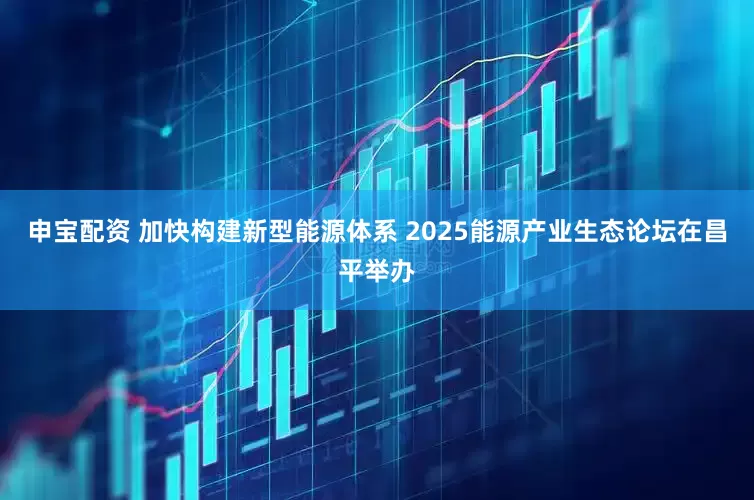 申宝配资 加快构建新型能源体系 2025能源产业生态论坛在昌平举办